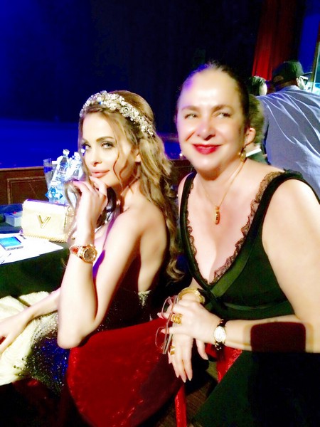 Dominique Hourani in Miss Former USSR Pageant